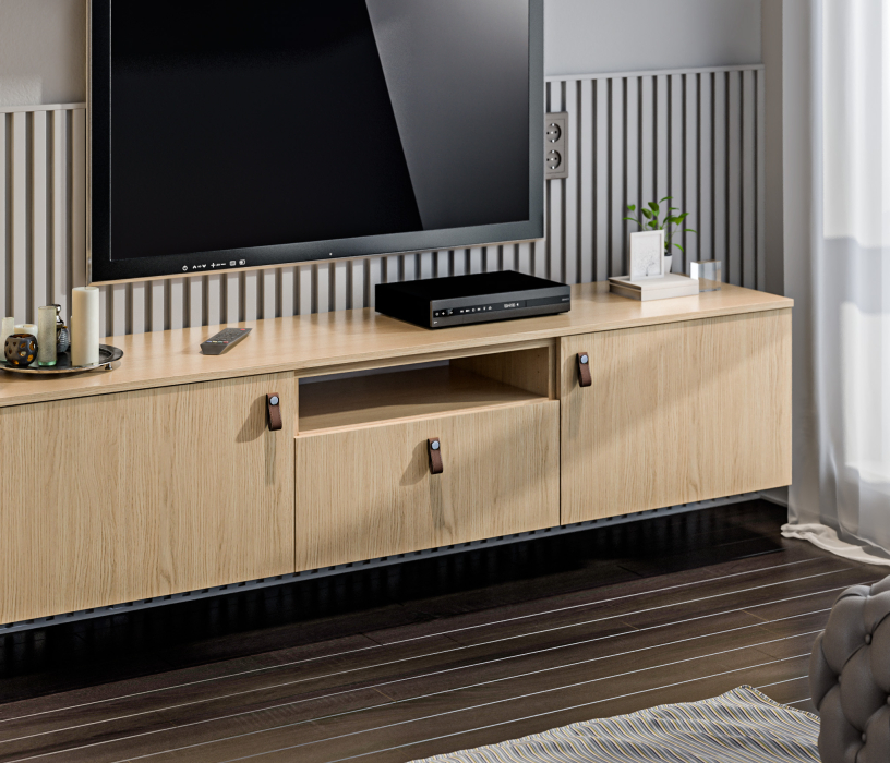 Стенки для гостиной, Гостиная (стенка) Тренд Дуб Винченца / ЛДСП Дуб Винченца