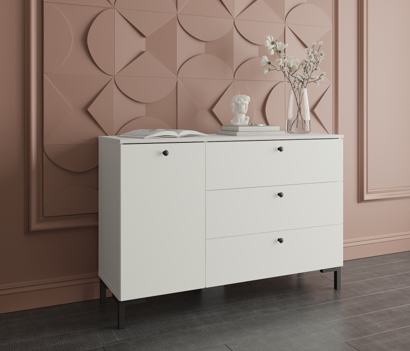 Комоды, Комод Тренд СБ-3446 3 ящика, 1 дверь