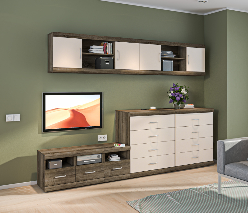 Стенки для гостиной, Монако Гостиная L-2800