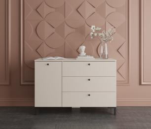 Комод Тренд СБ-3446 3 ящика, 1 дверь