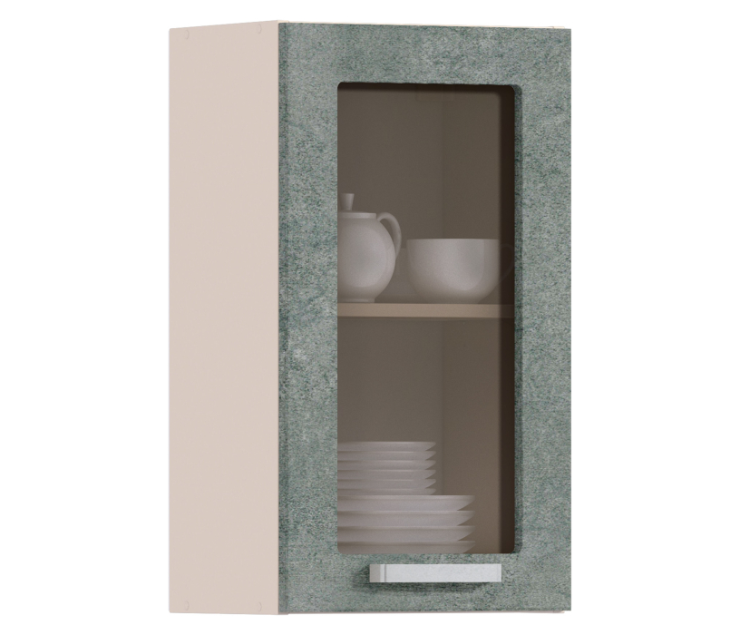 Регина, Регина шкаф навесной со стеклом 1 дв 40х72 см