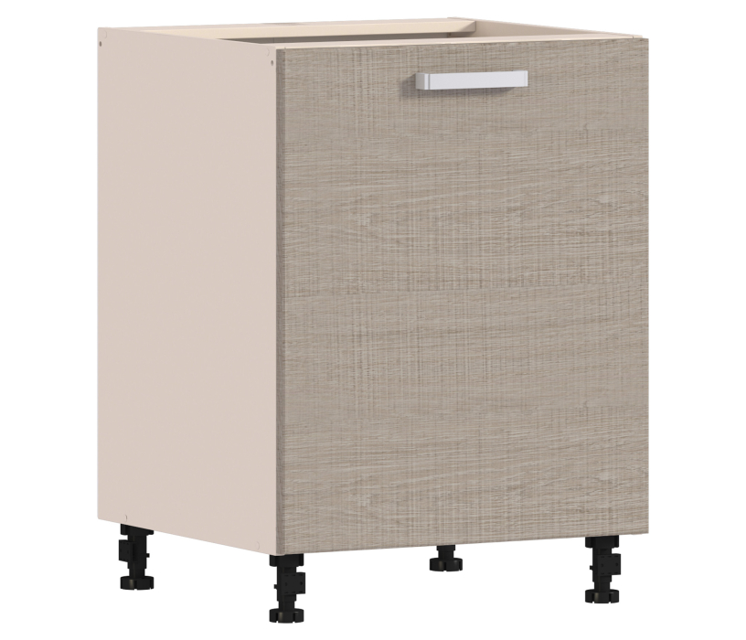 , Стол с фасадом Регина Песочный Дуб Сантана Светлый  600