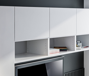 Гостиная (стенка) Тренд Белый / ЛДСП Белла Белый Альпийский