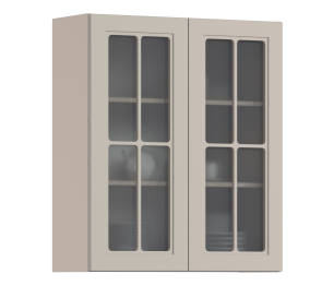 MODERN шкаф навесной со стеклом 2 дв 80х93 см