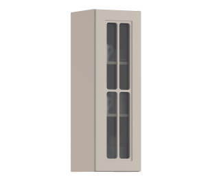 MODERN шкаф навесной со стеклом 1 дв 30х93 см