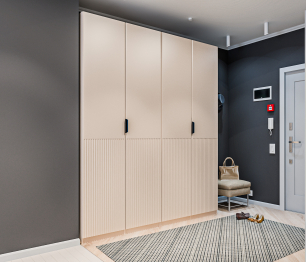 Шкаф 4-дверный 2м МАКС Джаз Кашемир