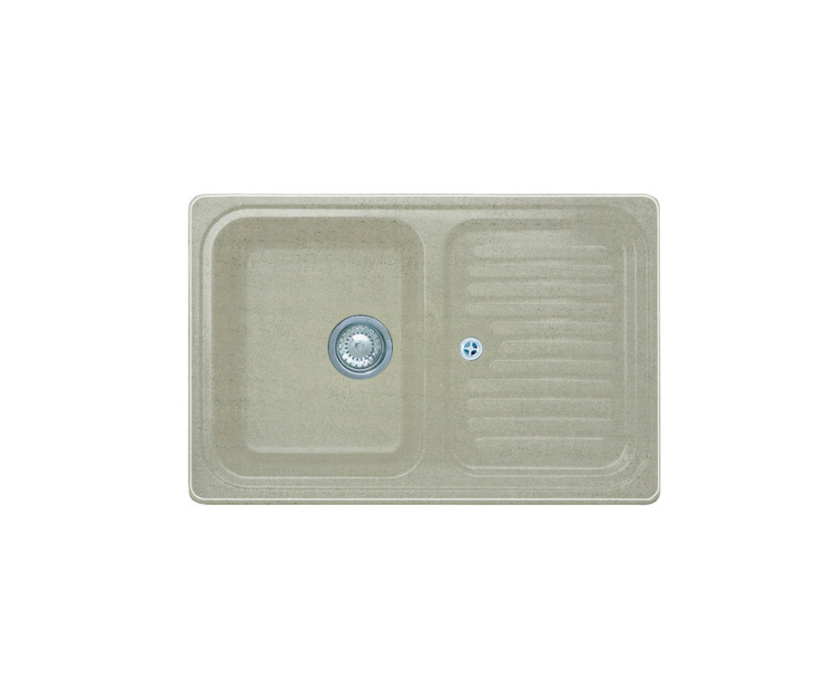 Мойки, сушки, смесители для кухни, GRANFEST Мойка GF-S780L (бежевый)