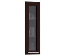 , Анна ФВ-130 витрина Шоколад глянец