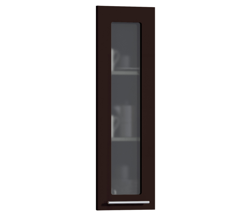 , Анна ФВ-130 витрина Шоколад глянец