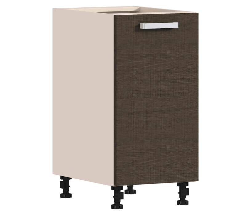 , Стол с фасадом Регина Песочный Дуб Сантана Темный  400