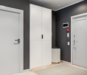 Шкаф 2-дверный 1м МАКС Джаз Белый