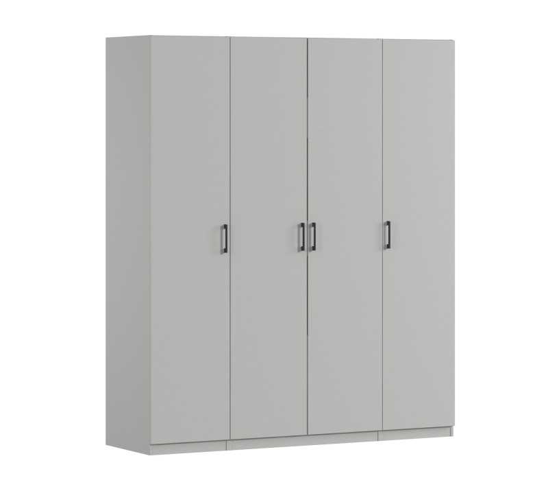 Для одежды, Шкаф четырехдверный Макс 2000 мм, вариант №1 (ЛДСП)