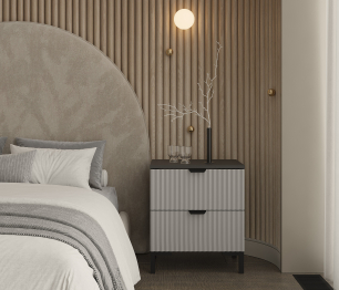 Тренд СБ-3459 Тумба Диамант серый/МДФ Джаз Серый